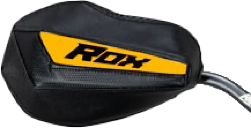 Black and yellow Flex Tec Handguards for motorcycle, part of Gen 3 Flex Tec series