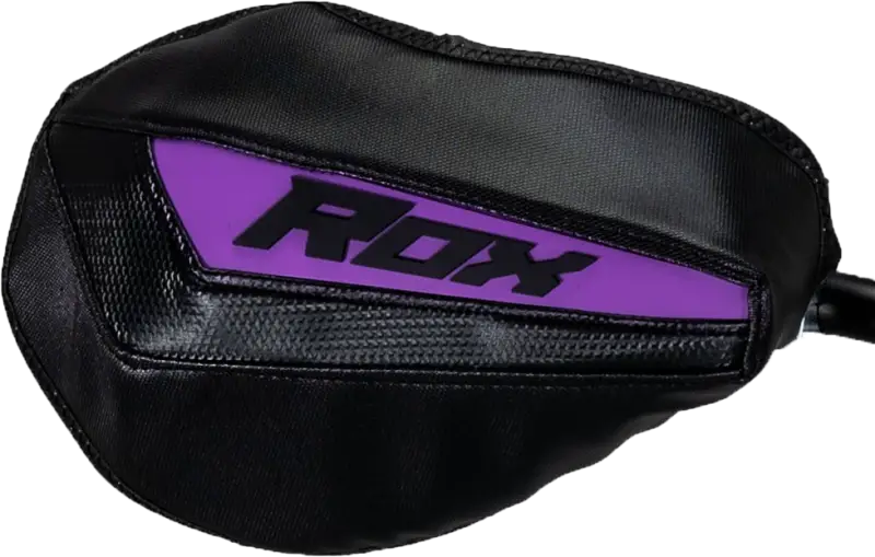 Black and purple boxing glove or mitt for Gen 3 Flex Tec Handguards Blk/Ylw