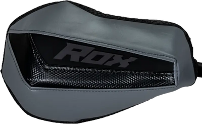 Gray and black Flex Tec Handguards with textured grip for training and protection