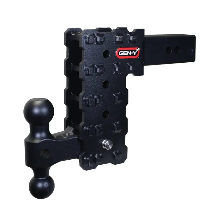 Gen-Y Phantom-X 2.5in Solid Shank 7.5in Drop 1.6K TW 16K Hitch w/GH-051 Dual-Ball - RV and Auto Parts