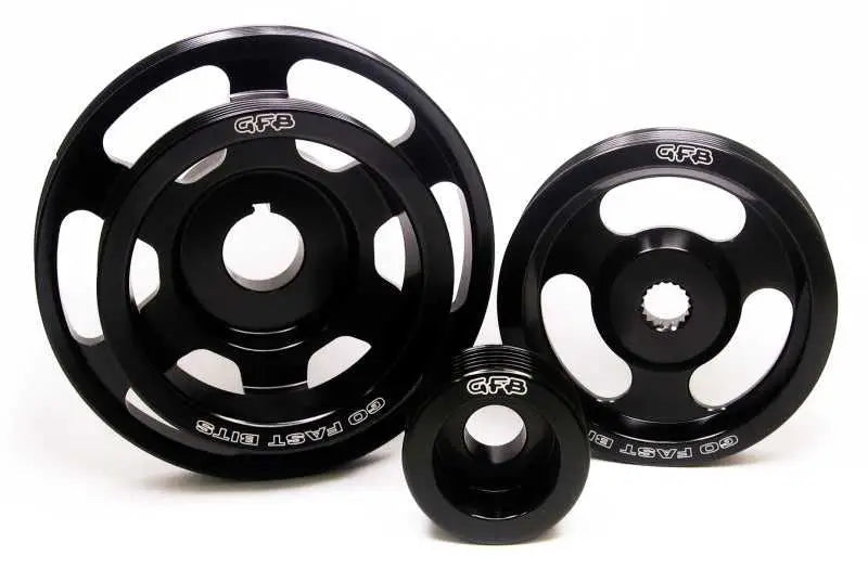 GFB 08+ WRX/STi / 09+ Forester / 03-09 LGT 3 pc Underdrive/Non-Underdrive Pulley Kit 