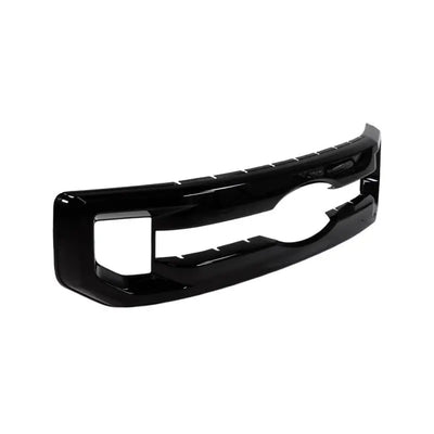 Black Coast2Coast GI174BLK Grille for 20-22 Ford F250 - One-piece custom-fit design enhancing front-end appearance with sleek and bold black finish.