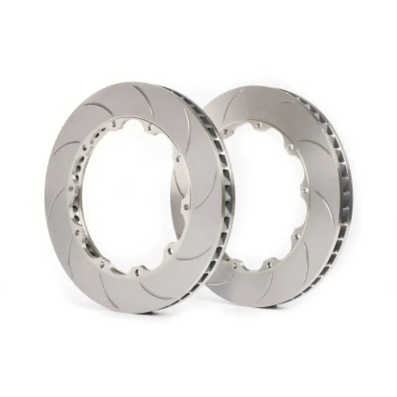 GiroDisc 355x35mm 10 Pin Holes 52mm Annulus Slotted Rings - Truck & Automotive