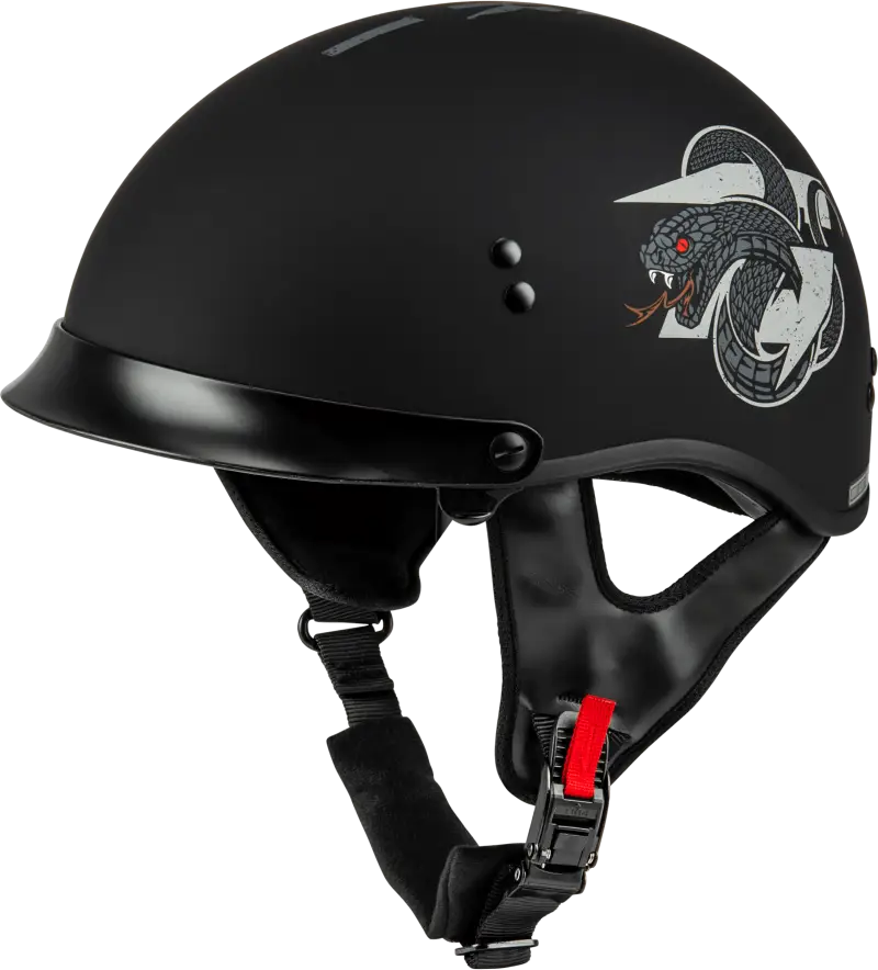 Hh-65 Drk1 Helmet W/ Peak Matte Black/Grey Sm