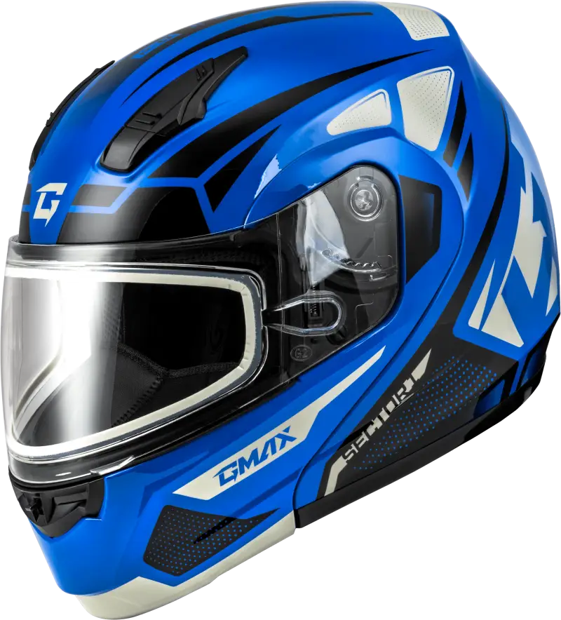 Md-04S Sector Snow Helmet Blue/Black Xl