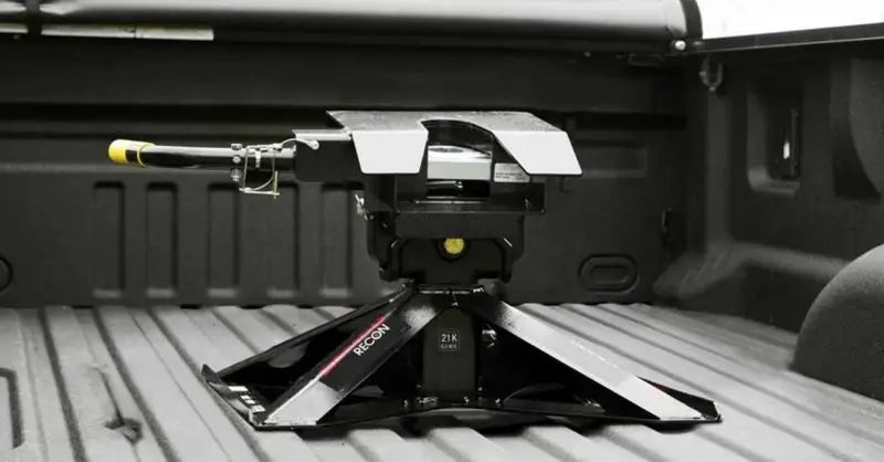 Black and silver Demco Slider Gooseneck head for GNH-SL Demco Slider gooseneck hitch