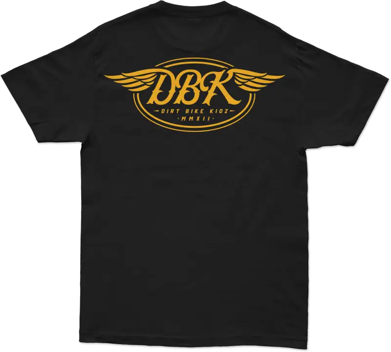 Goldwings Tee Black 2x - DBK