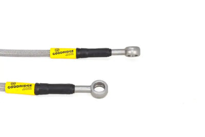 Braided stainless steel brake lines for 350z G35 and G35 brake upgrade kits