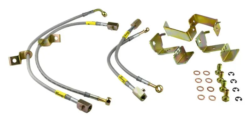 Goodridge 05-12 Ford Mustang w/ ABS Brake Lines - Truck & Automotive