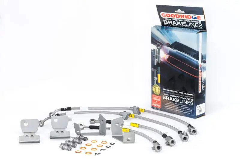 Goodridge 05-12 Ford Mustang w/ ABS Brake Lines - Truck & Automotive