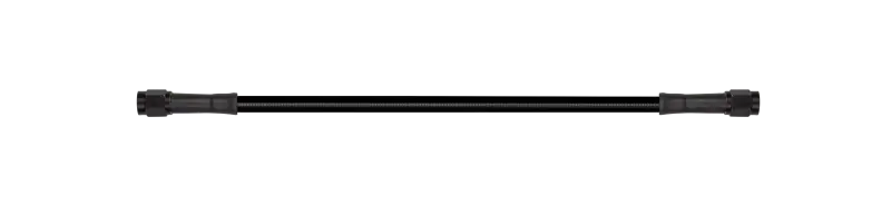 Goodridge 30in Universal Brake Line Assembly w/Black Zinc Fittings & Black Hose - Goodridge