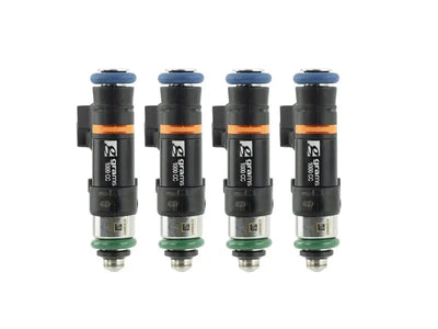 Grams Performance 1000cc fuel injectors for Honda S2000, black orange set of 4