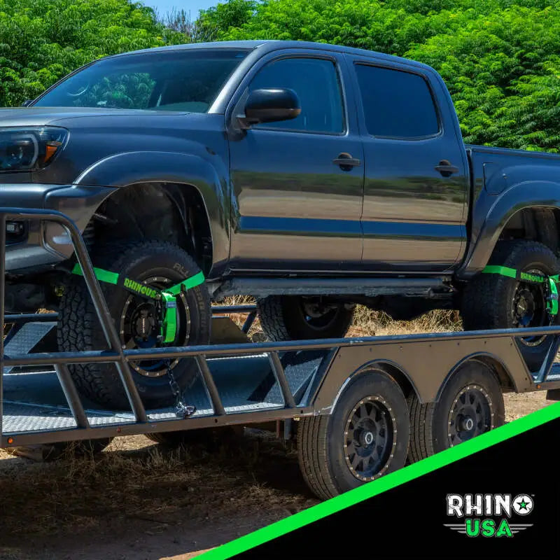 Rhino USA Lasso Straps; Basket Straps - Green - Rhino USA