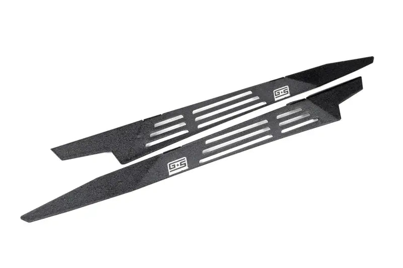 GrimmSpeed 08-14 Subaru Impreza WRX/STI black fender shroud with sleek design.