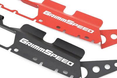 GrimmSpeed 15 + Subaru WRX/STI Radiator Shroud - Red - Truck & Automotive