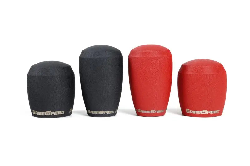 GrimmSpeed Shift Knob Stainless Steel - Subaru 5 Speed and 6 Manual Transmission - Red - Truck & Automotive