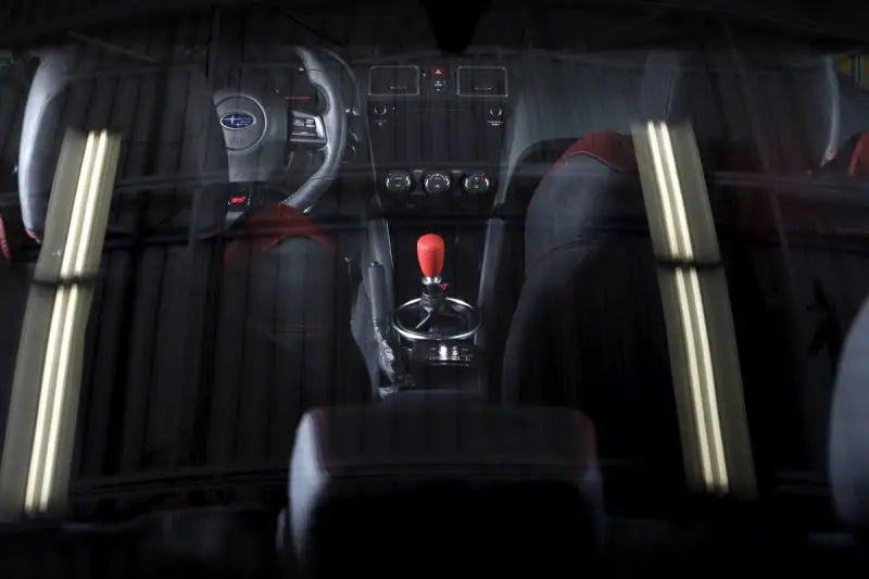GrimmSpeed Shift Knob Stainless Steel - Subaru 5 Speed and 6 Manual Transmission - Red - Truck & Automotive