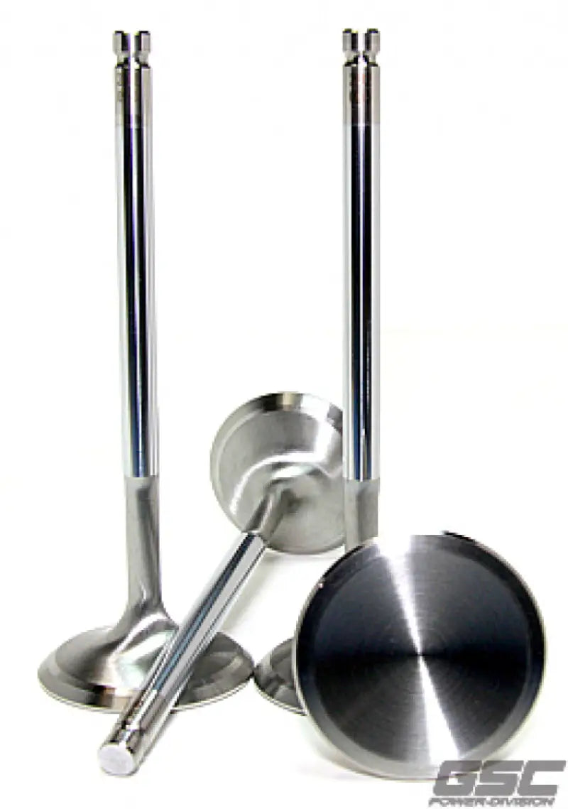 GSC P-D Audi DAZA 28mm Head STD 101.8mm Long Chrome Polished Exhaust Valve - Set of 10 - Engine Components