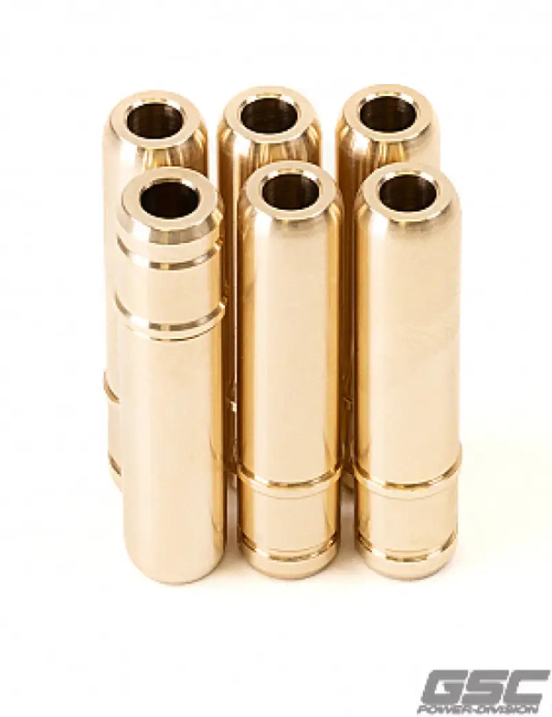 GSC P-D Toyota G16E STD Manganese Bronze Exhaust Valve Guide Stopper Style - Set of 6 - Engine Components