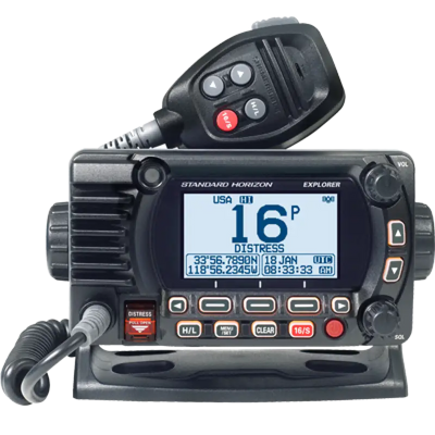 GX1800GB Standard Vhf Optional2Nd Station W/Gps Blk - Radio
