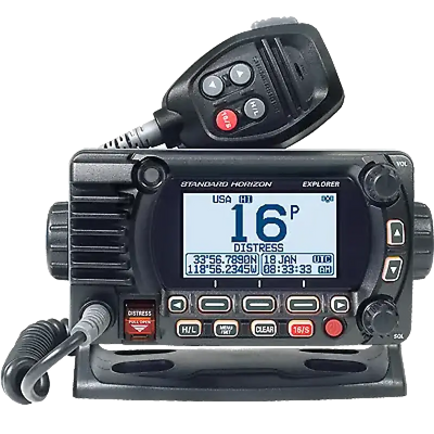 GX1850B Standard Vhf Optional 2Nd Station N2K Blk, versatile and durable VHF radio for marine communication, compatible with NMEA 2000 network, stylish black design, perfect for RV, Automotive, Powersports, off-road, marine, exterior, truck accessories, interior, truck bed, rv parts, AVADA - Best Sellers, Must Haves