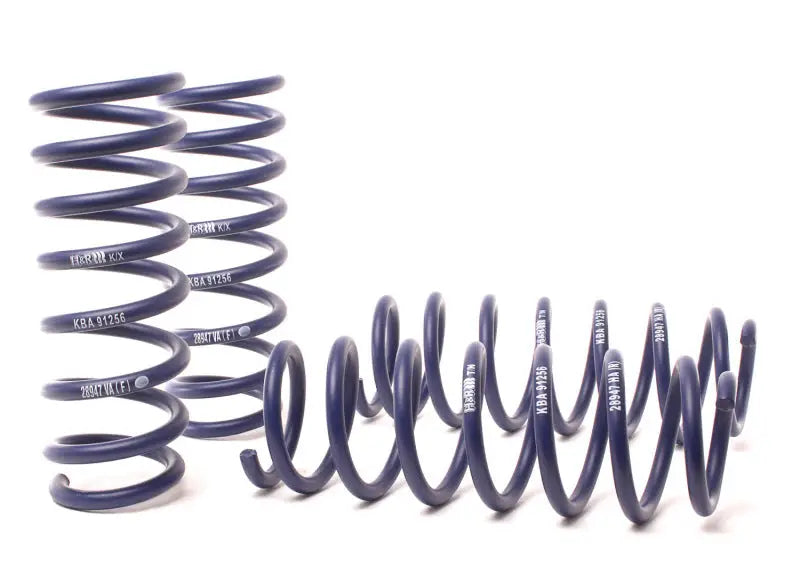 Blue coil springs for BMW 550i H&R Sport F10 11-16 by H&R