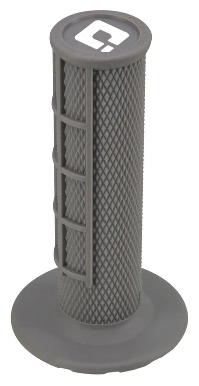 H01RFG Ruffian Half Waffle Grips Grey - Single-Ply MX Half-Waffle