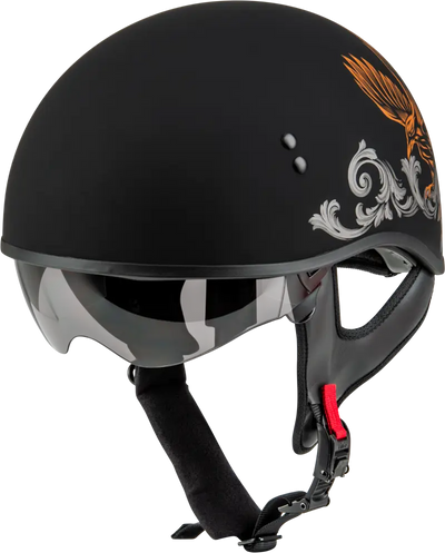 H16510948 Hh 65 Corvus Helmet Matte Black/Silver/Orange 2x - HH-65