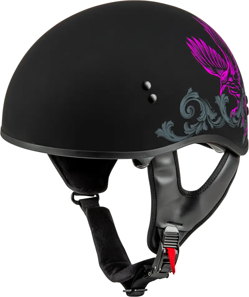 H16510966 Hh 65 Corvus Helmet Matte Black/Purple/Grey Xl - HH-65