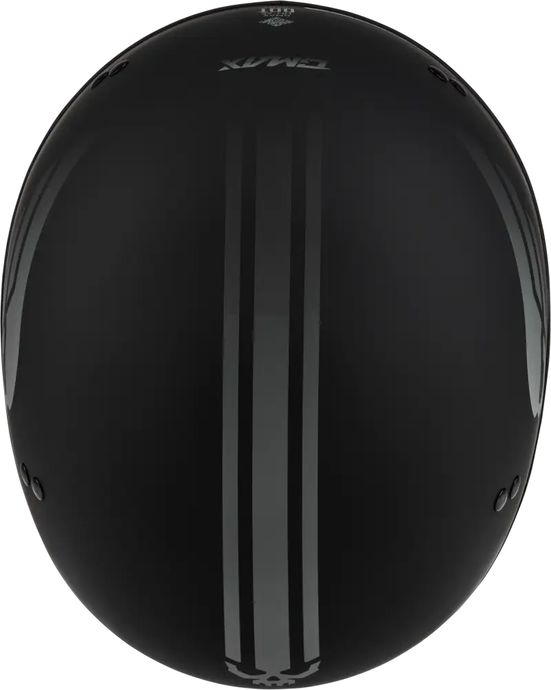 H16511815 Hh 65 Retribution Helmet Matte Black/Silver Md - HH-65