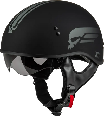 H16511816 Hh 65 Retribution Helmet Matte Black/Silver Lg - HH-65