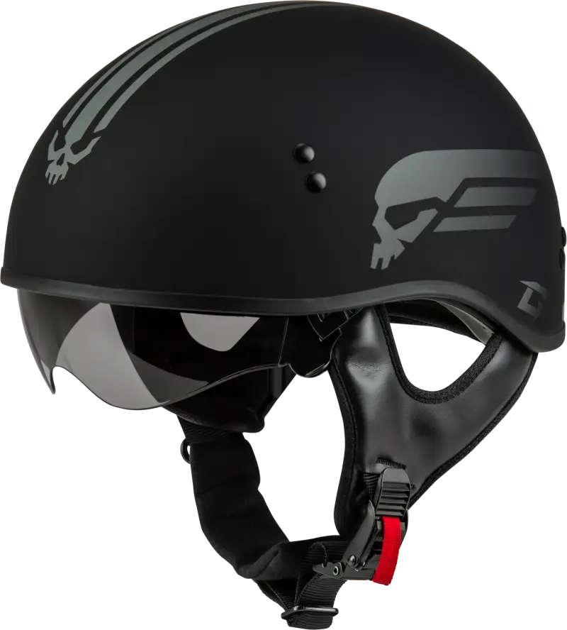 H16511816 Hh 65 Retribution Helmet Matte Black/Silver Lg - HH-65