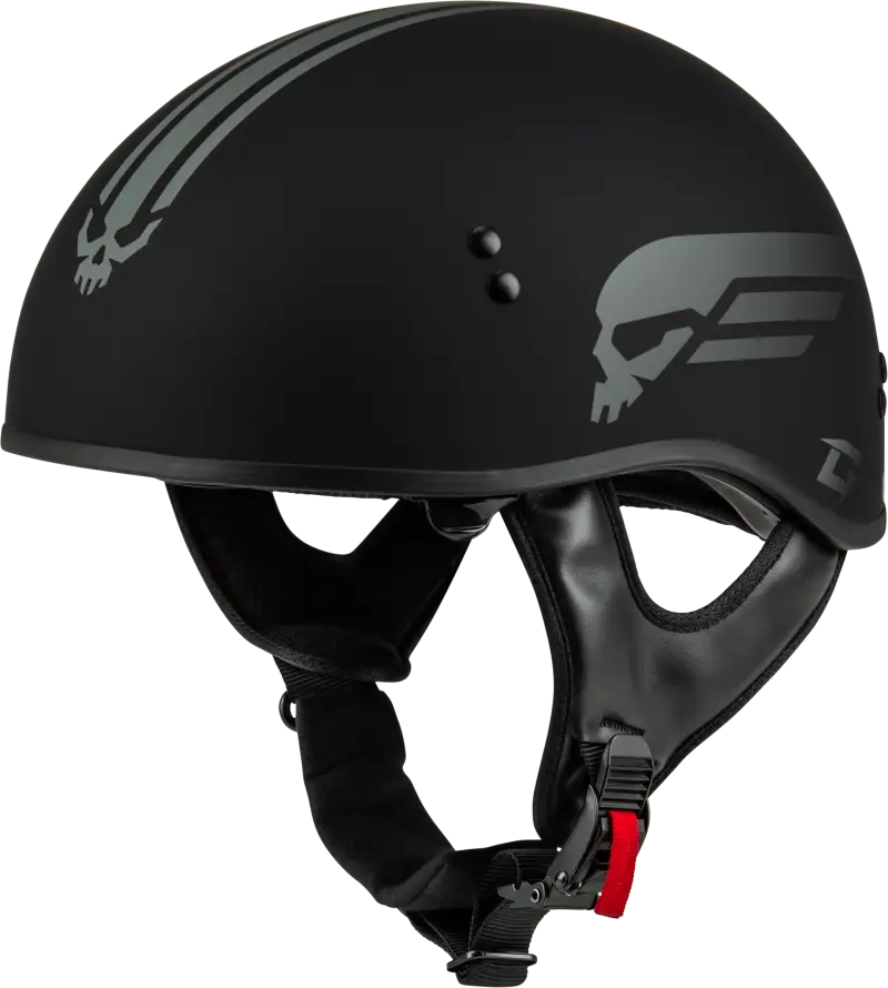 H16511816 Hh 65 Retribution Helmet Matte Black/Silver Lg - HH-65