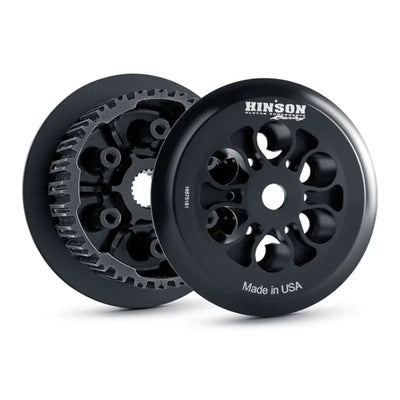 Black motorcycle clutch components for H789-IP-1901 Hinson pressure plate kit on Honda CRF450