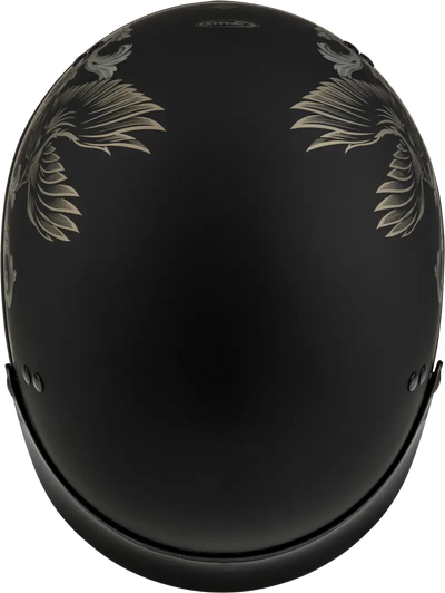 H96510955 Hh 65 Corvus Helmet W/ Peak Matte Black/Tan Md - HH-65
