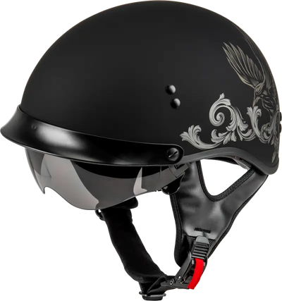 H96510955 Hh 65 Corvus Helmet W/ Peak Matte Black/Tan Md - HH-65