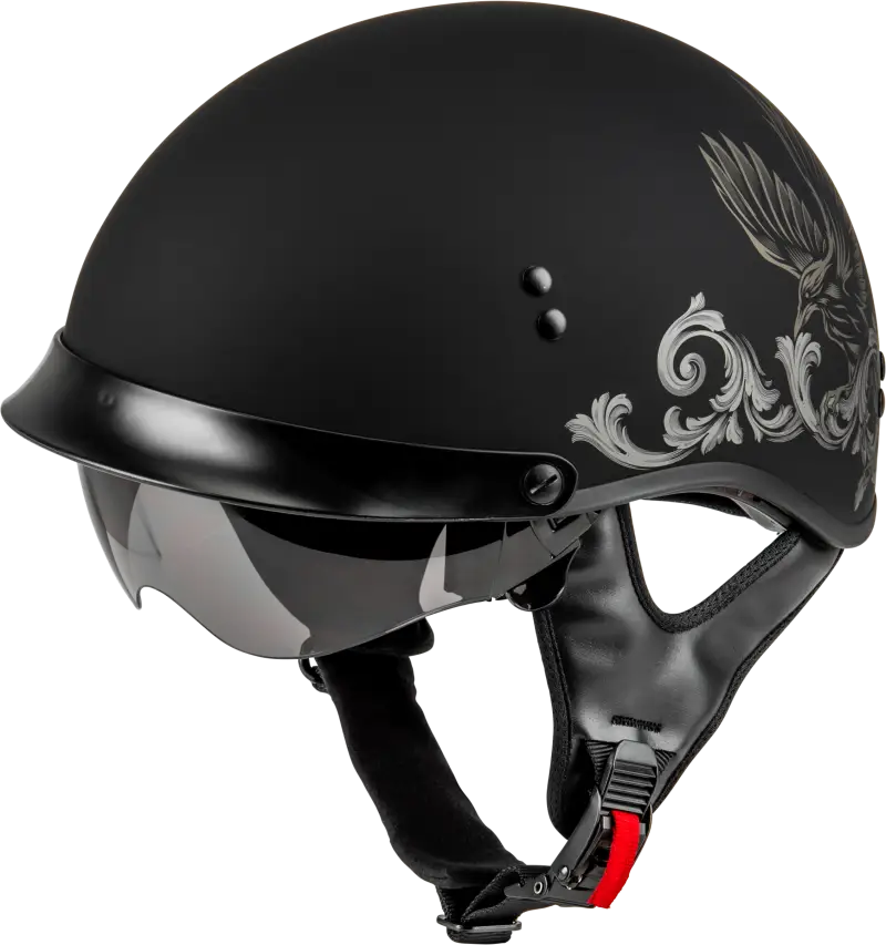 H96510955 Hh 65 Corvus Helmet W/ Peak Matte Black/Tan Md - HH-65