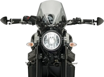 Handlebar End Folding Mirror Left Black - PUIG