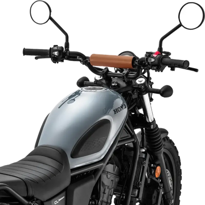 Handlebar Bar Pad Set 200mm Brown Pad W/220mm Brace - ZETA