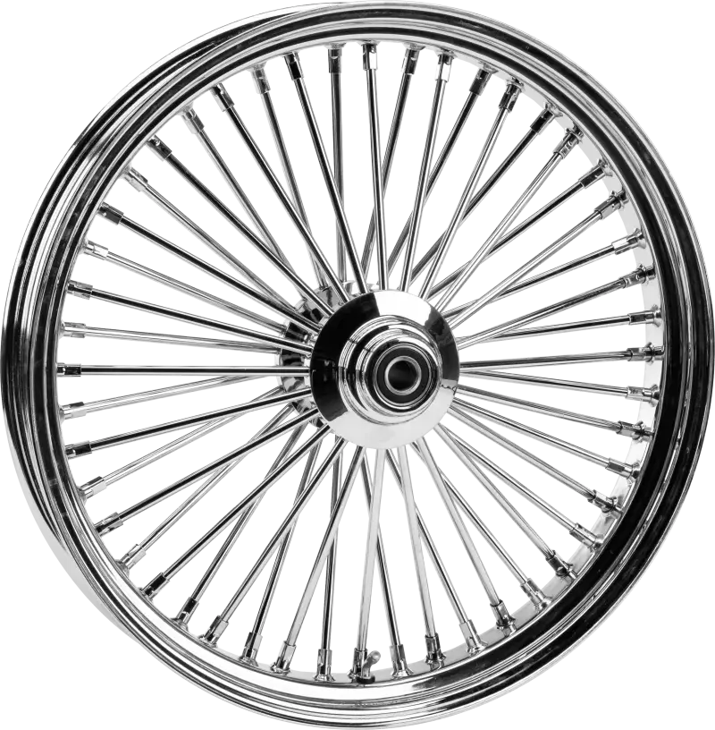 Fr 48-Spk Sd Chrome 23X3.5 Wide-Hub 25M Axl 00 Ltr