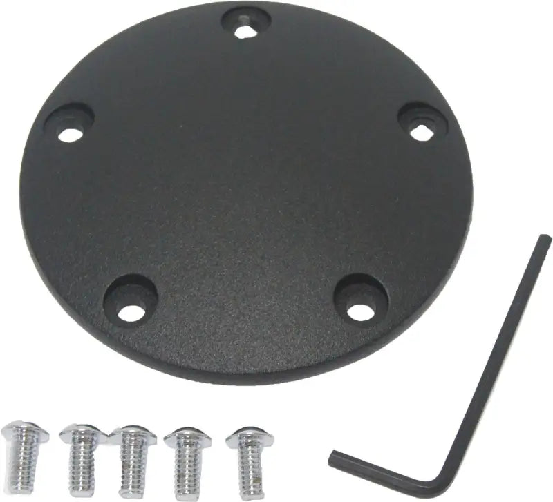 Point Cover Wrinkle Black 99-17 Twin Cam