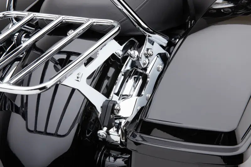 Backrest Mounting Kit Black Flh/Flt 14 22 - COBRA