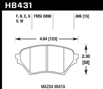 Hawk Performance HB431N.606