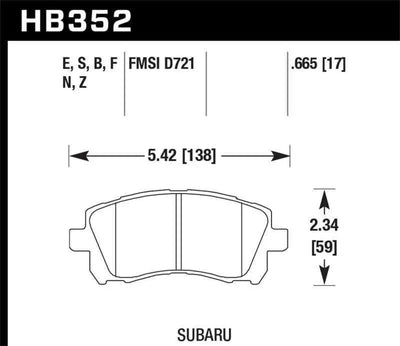 Hawk Performance HB352F.665