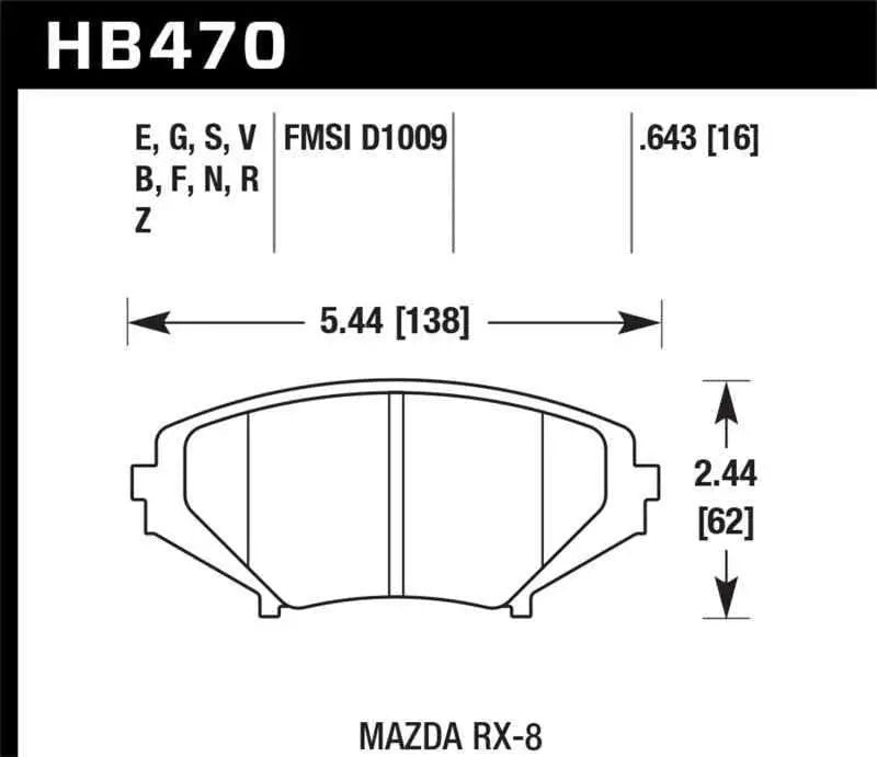 Hawk Performance HB470N.643