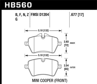 Hawk Performance HB560N.677