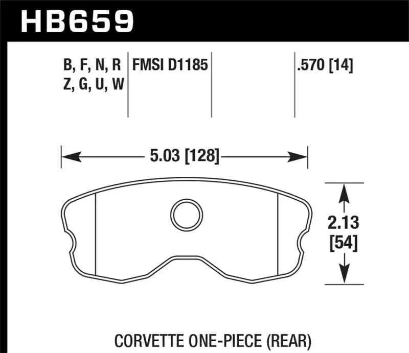 Hawk Performance HB659N.570