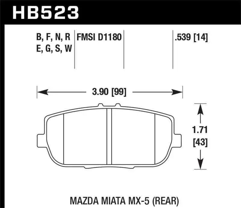 Hawk Performance HB523W.539
