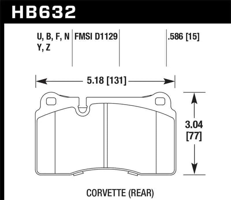 Hawk Performance HB632Z.586