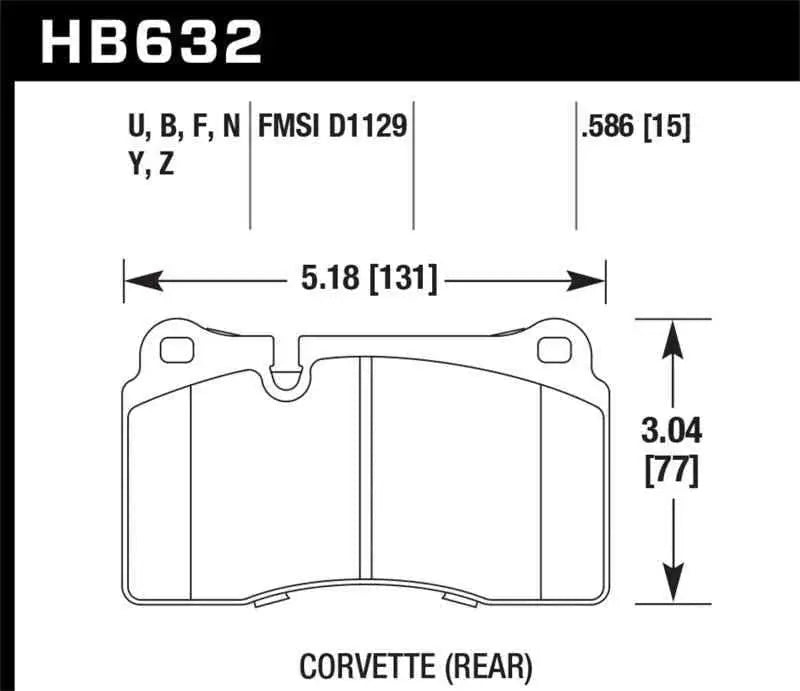 Hawk Performance HB632Z.586